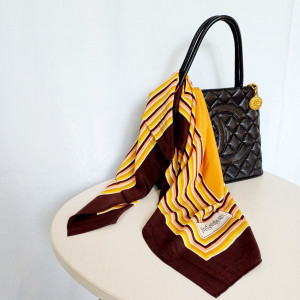 [RJBFS7242_1119-06] YSL 입생로랑 지오메트릭 보더 스카프(78cm)