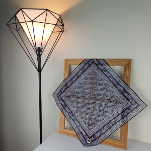 [RJBFCS7341_0434-04] YSL 입생로랑 플라워패턴 손수건 스카프