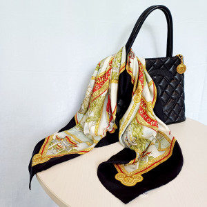 [RJB8149_0677-04] SALVATORE FERRAGAMO 페라가모 스카프(85cm)