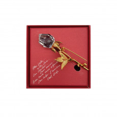 [7241_0124-11] SWAROVSKI 스와로브스키 크리스탈 로즈 브로치