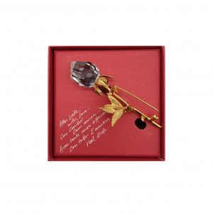 [7241_0124-11] SWAROVSKI 스와로브스키 크리스탈 로즈 브로치