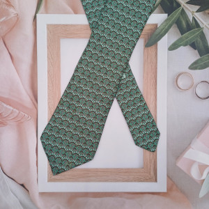 [7338_0542-03] HERMES 에르메스 실크 넥타이