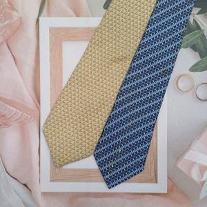 [7338_0542-11] 에르메스+페라가모 실크 넥타이 세트