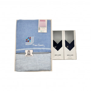 [7491_0612-07] PIERRE CARDIN 피에르 가르뎅 블랭킷 담요(240cm)+반스타킹 2개